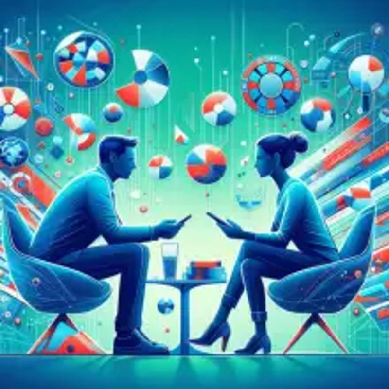 Two happy bettors sharing their insights and best tips for successful betting