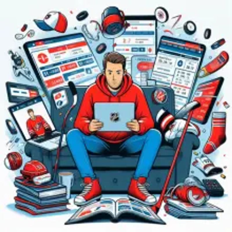 A hockey fan learning about KHL odds in different formats