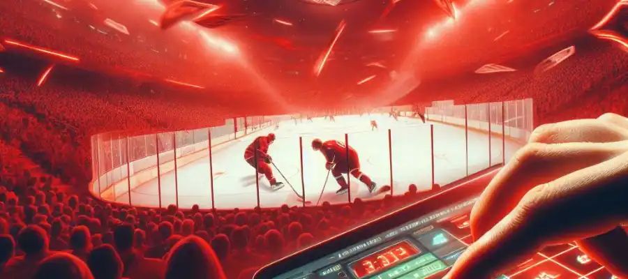 Exciting live betting during a KHL game