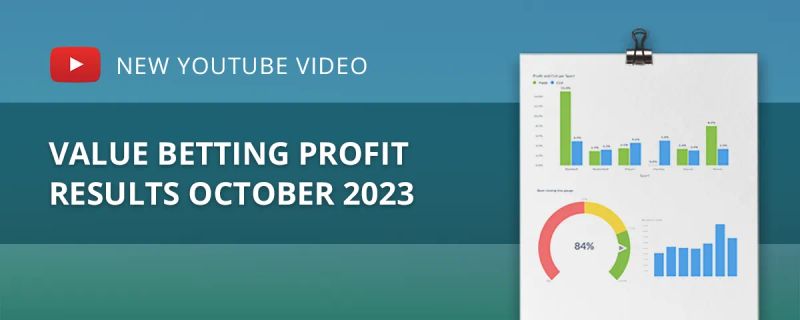 Value betting profit results October 2023 dashboard with performance charts and metrics