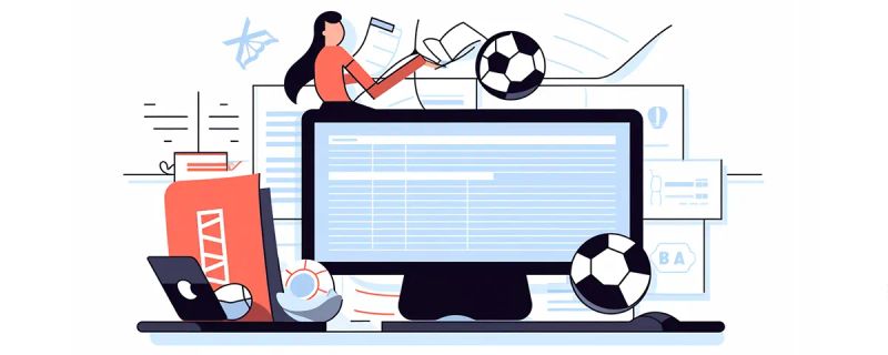 Woman analyzing football odds and betting data on computer screen
