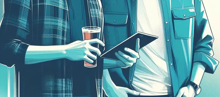 Mixed martial arts fan placing a ufc bet on a mobile device