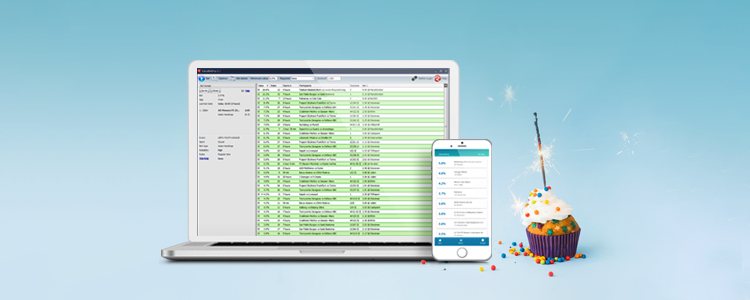 RebelBetting value betting dashboard on laptop and mobile displaying betting opportunities and results