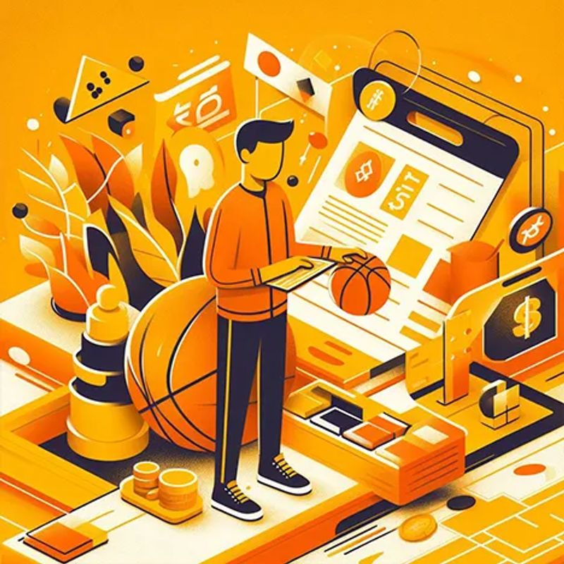 A person placing a parlays bet on WNBA