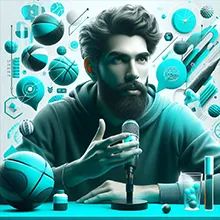 A basketball expert talking about a game and sharing their insights