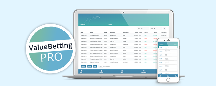 Double your value bets with ValueBetting Pro