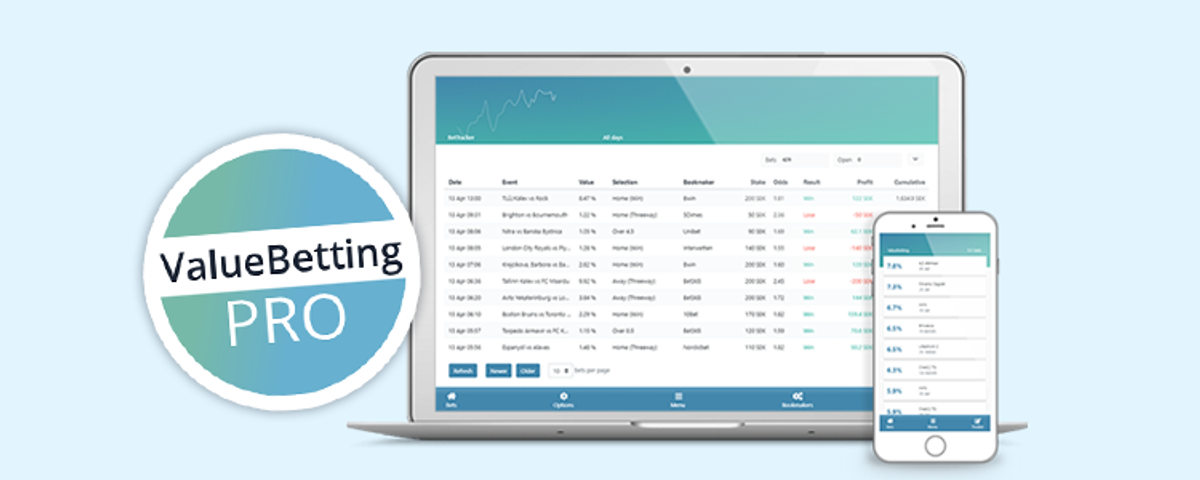 Double your value bets with ValueBetting Pro