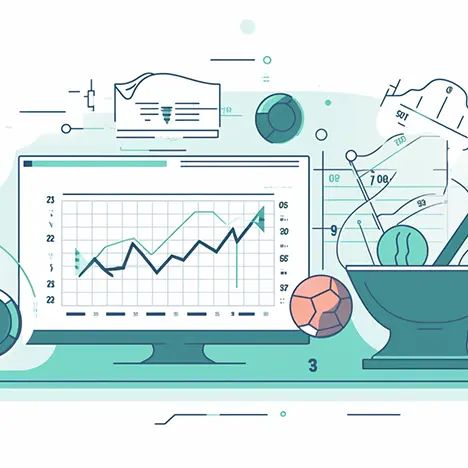 A person using a laptop to maximise profits with RebelBetting sports betting software