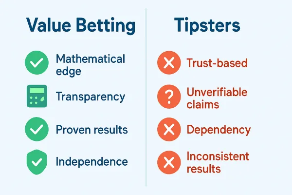 Why Value Betting Beats Following Tipsters Every Time