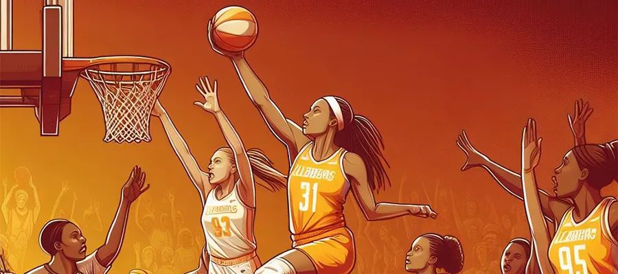 A WNBA championship game in full action