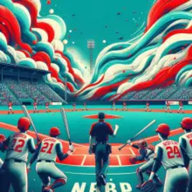 A nbp japanese baseball game about yo begin, the teams are entering the field