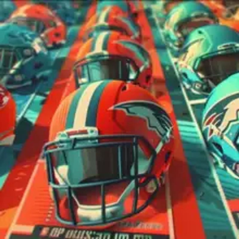 Colorful prop bets cards for NFL games