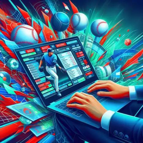 A bettor who is comparing different betting sites to find the best promotions and betting odds for baseball betting