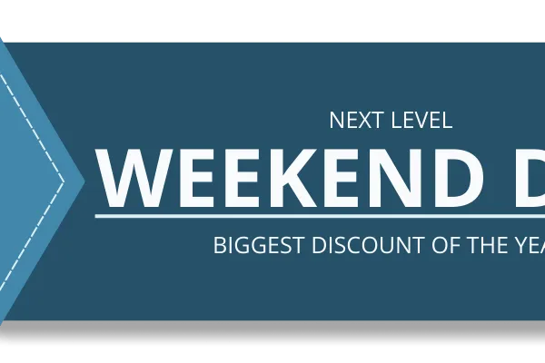 50% Off – This Weekend Only