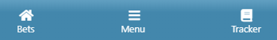 RebelBetting's navigation menu