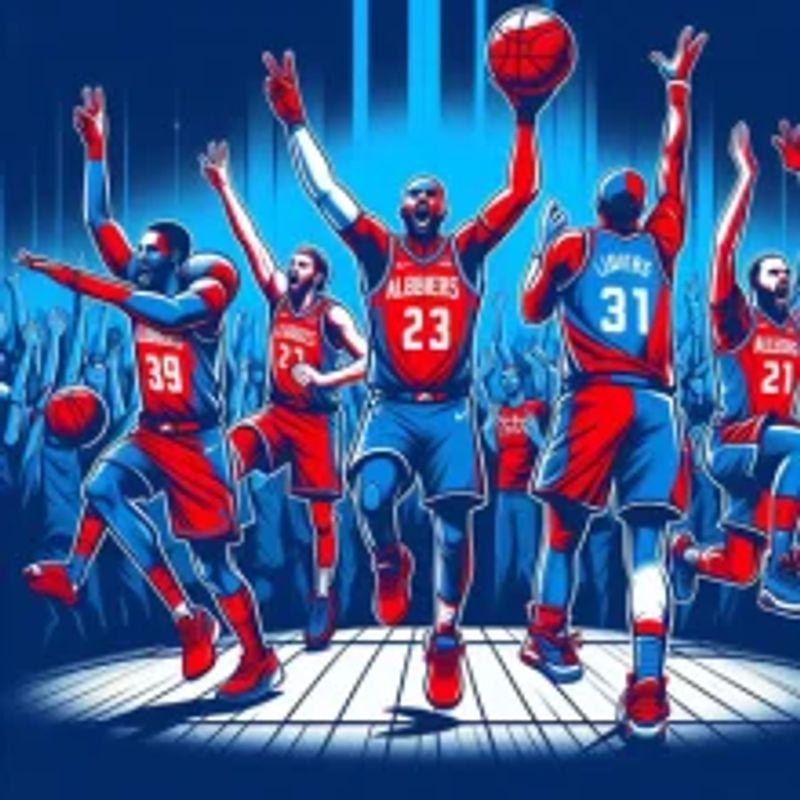 The favored team just won the basketball NBA game