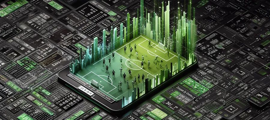 A visualisation of Asian handicap betting reduces possible outcome of a match