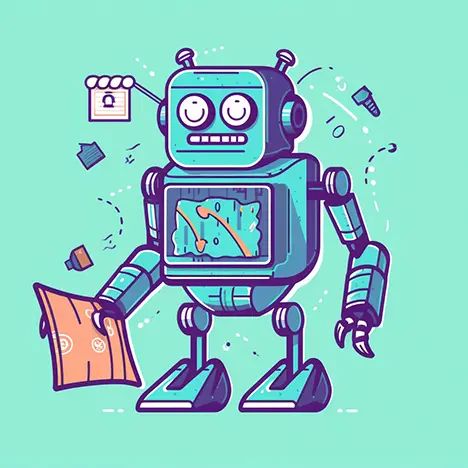 A robot using a mobile device to access sports betting software