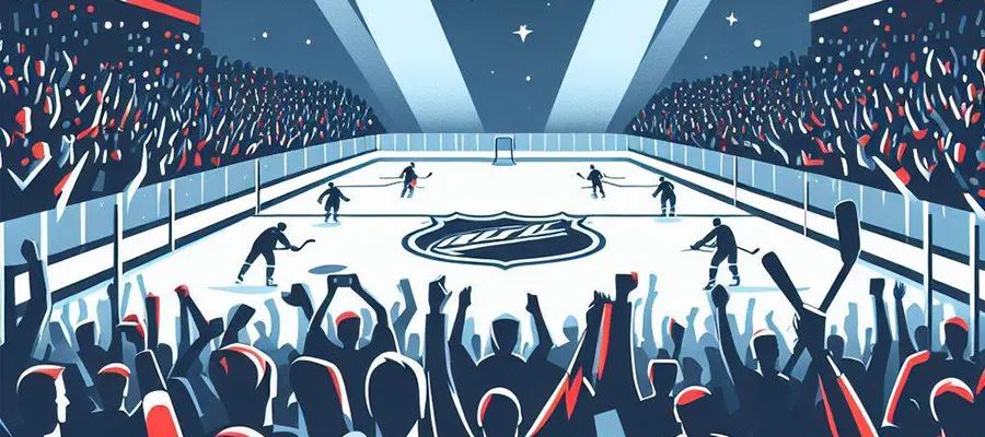 excited crowd at stanley cup championship