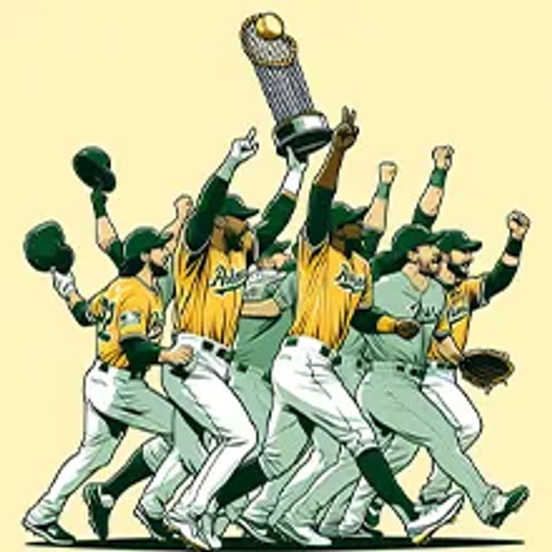 The mlb team chicago cubs celebrating a victory