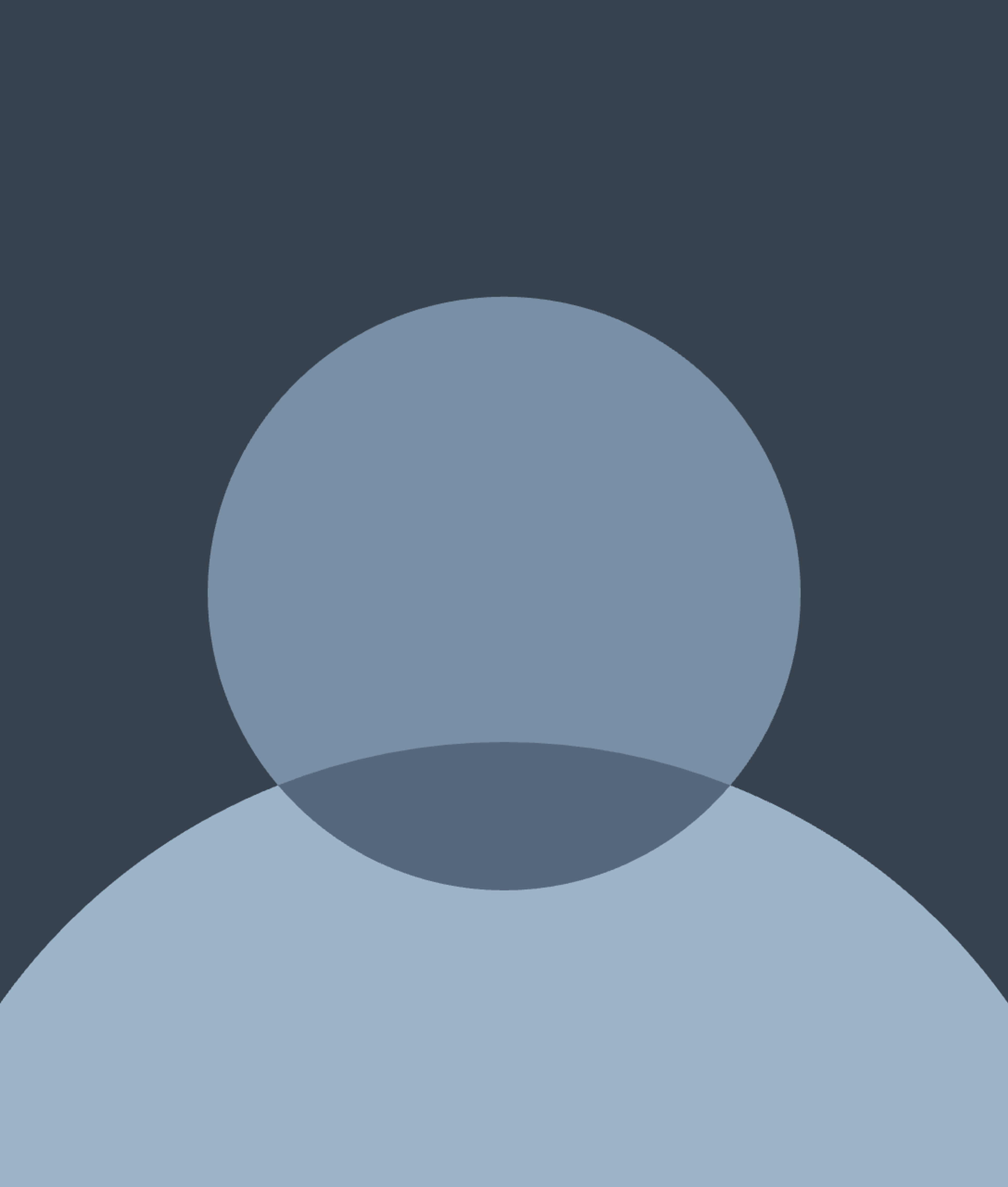 Default avatar silhouette.
