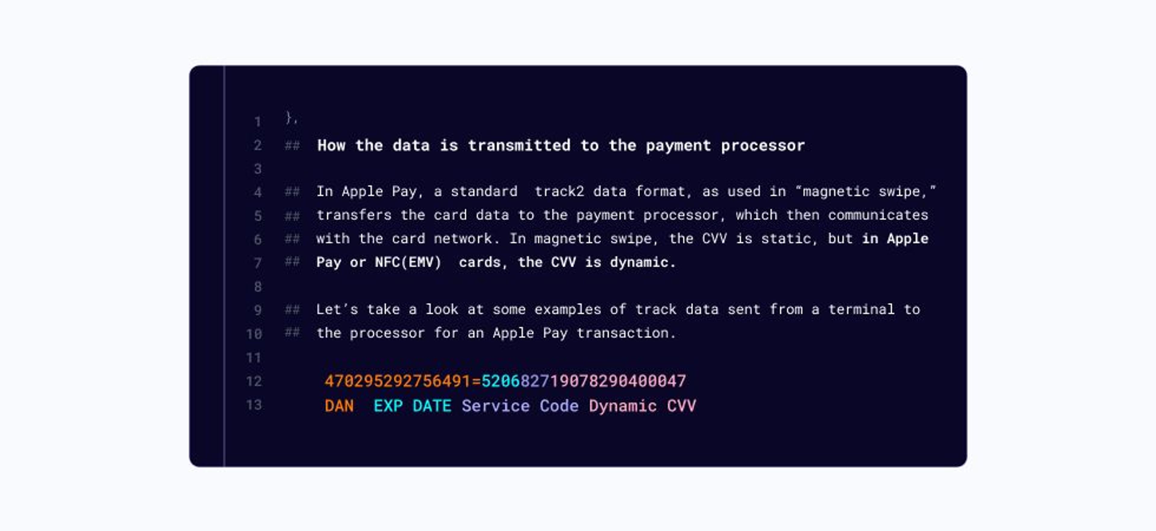 Data transmission