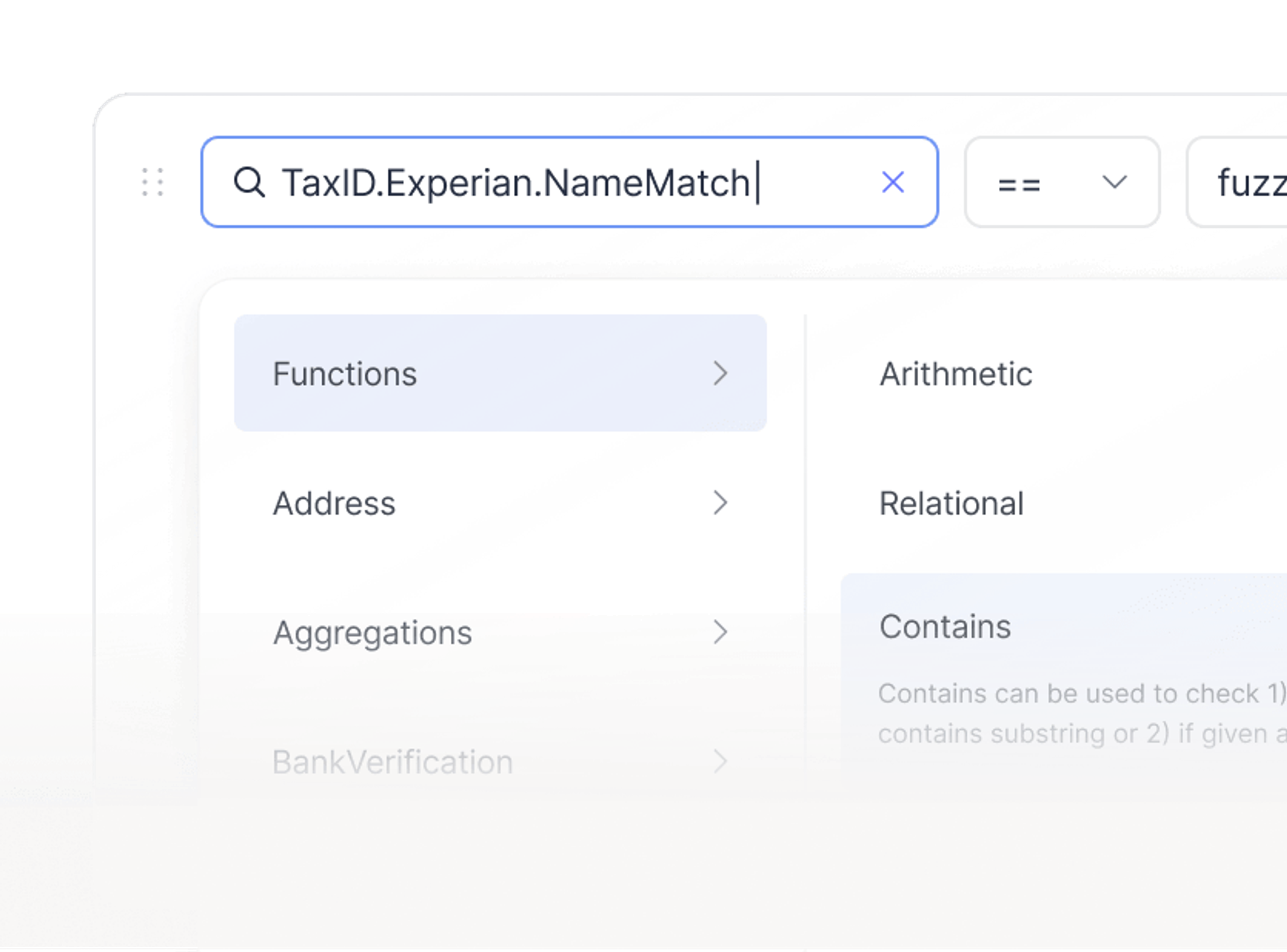 Match with tunable controls