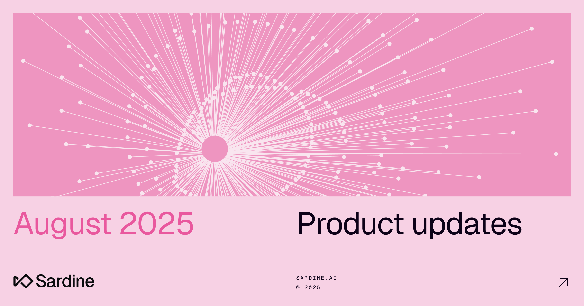 Sardine Product Updates: August 2025