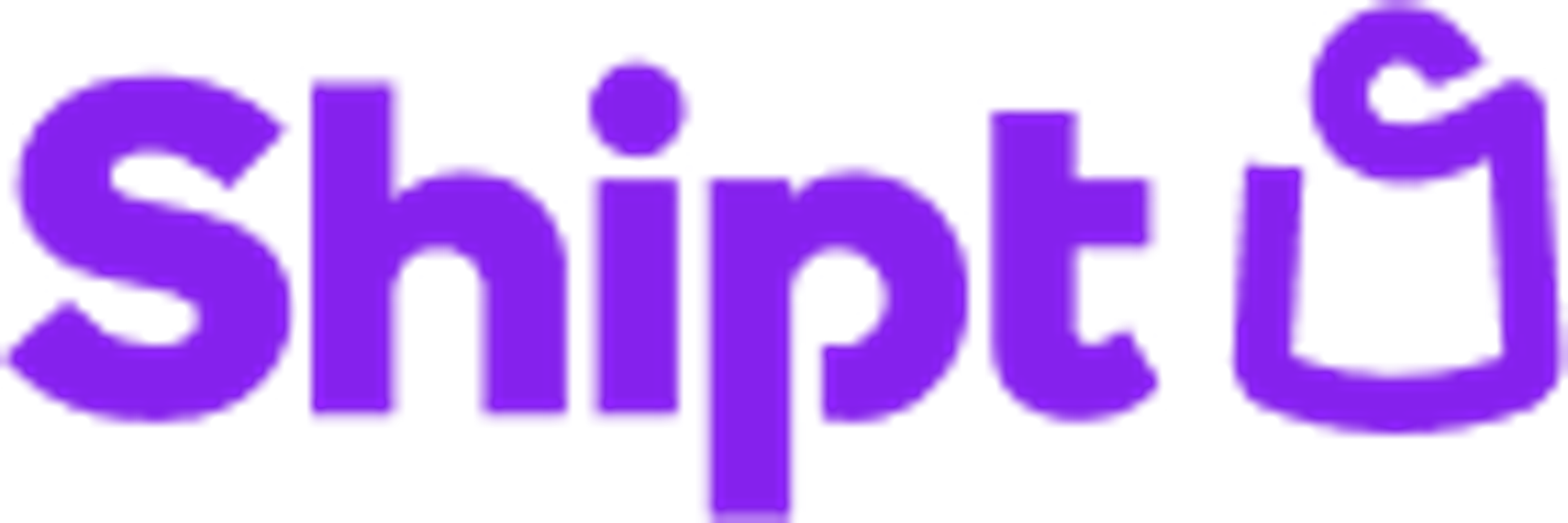 Purple Shipt logo with a shopping bag icon.