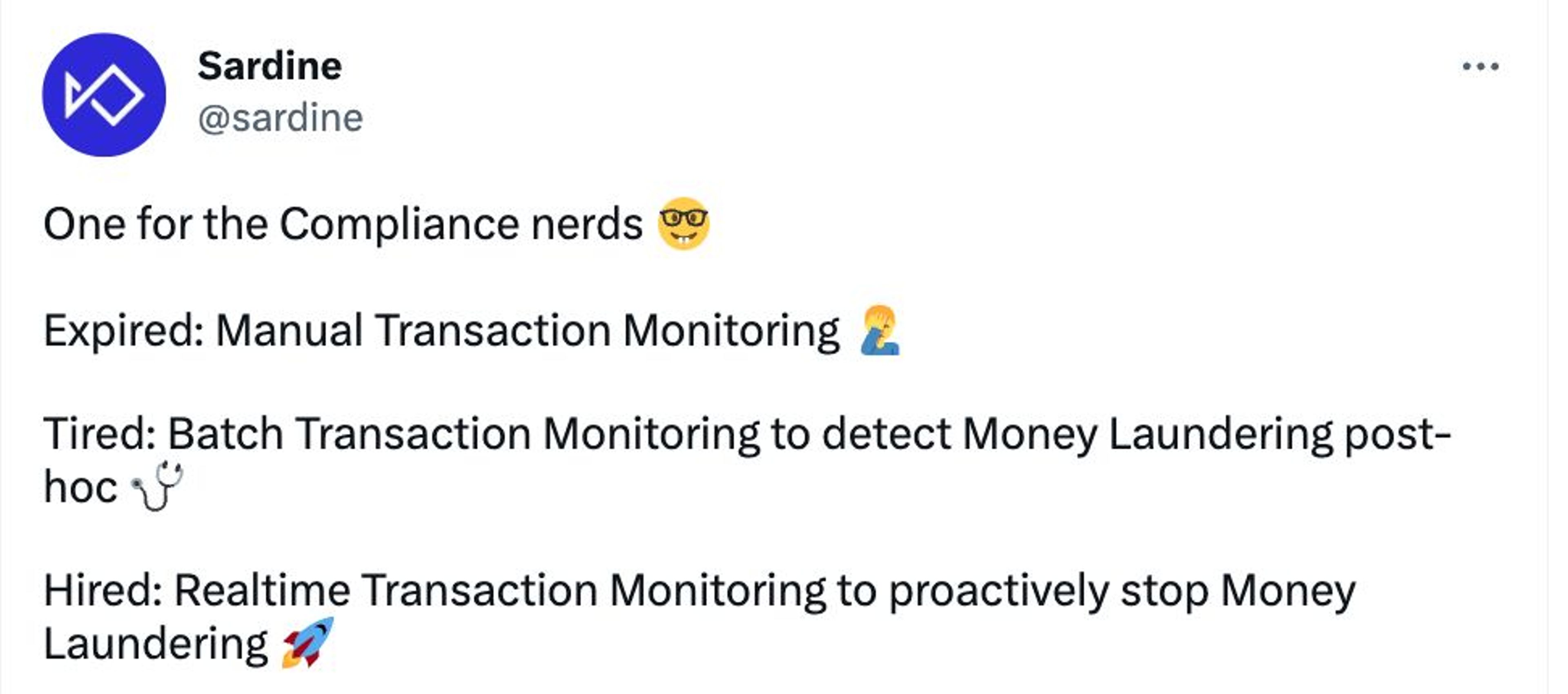 Sardine Twitter