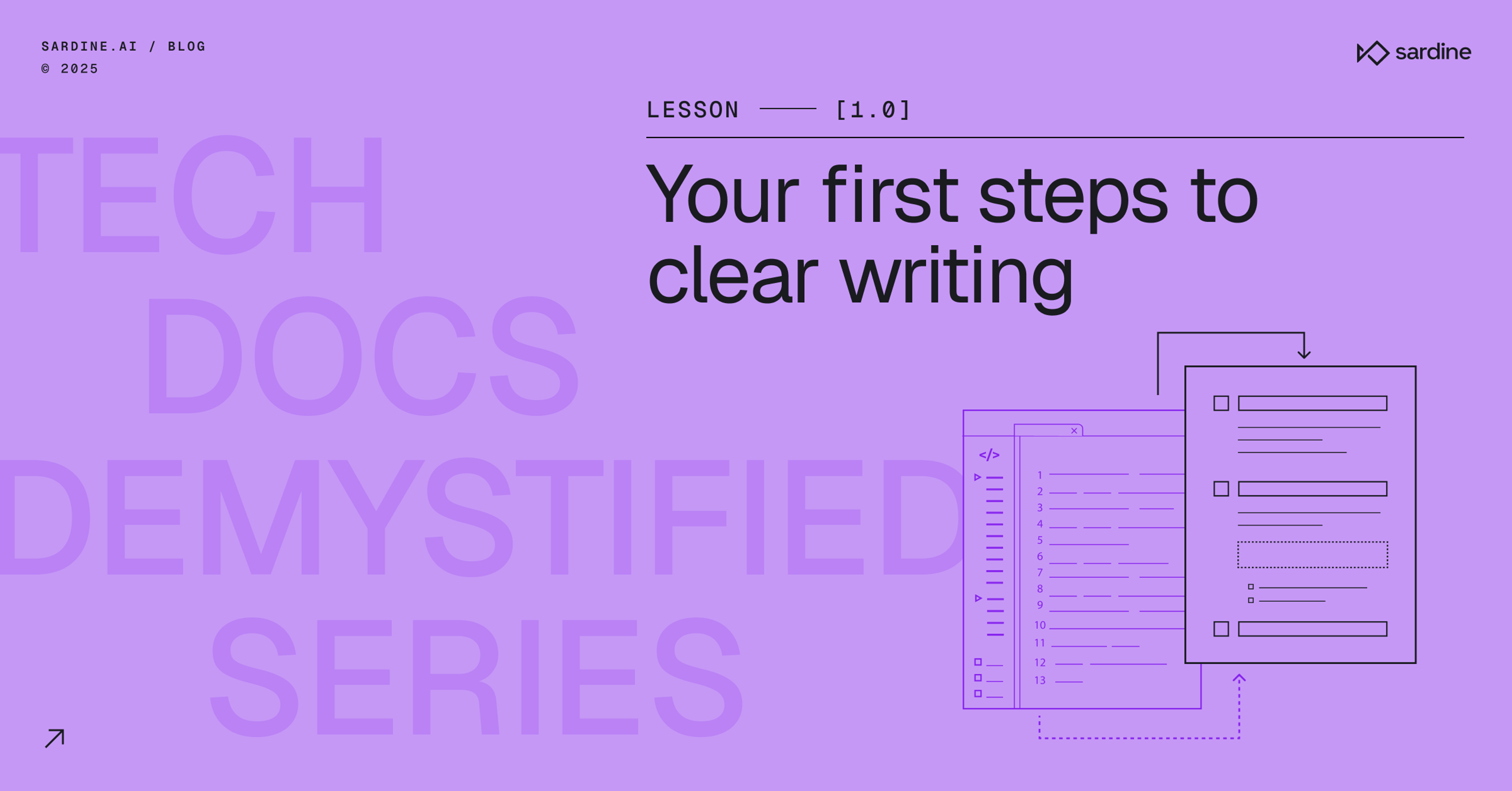 Tech Docs Demystified Series, Lesson 1: Writing Clearly