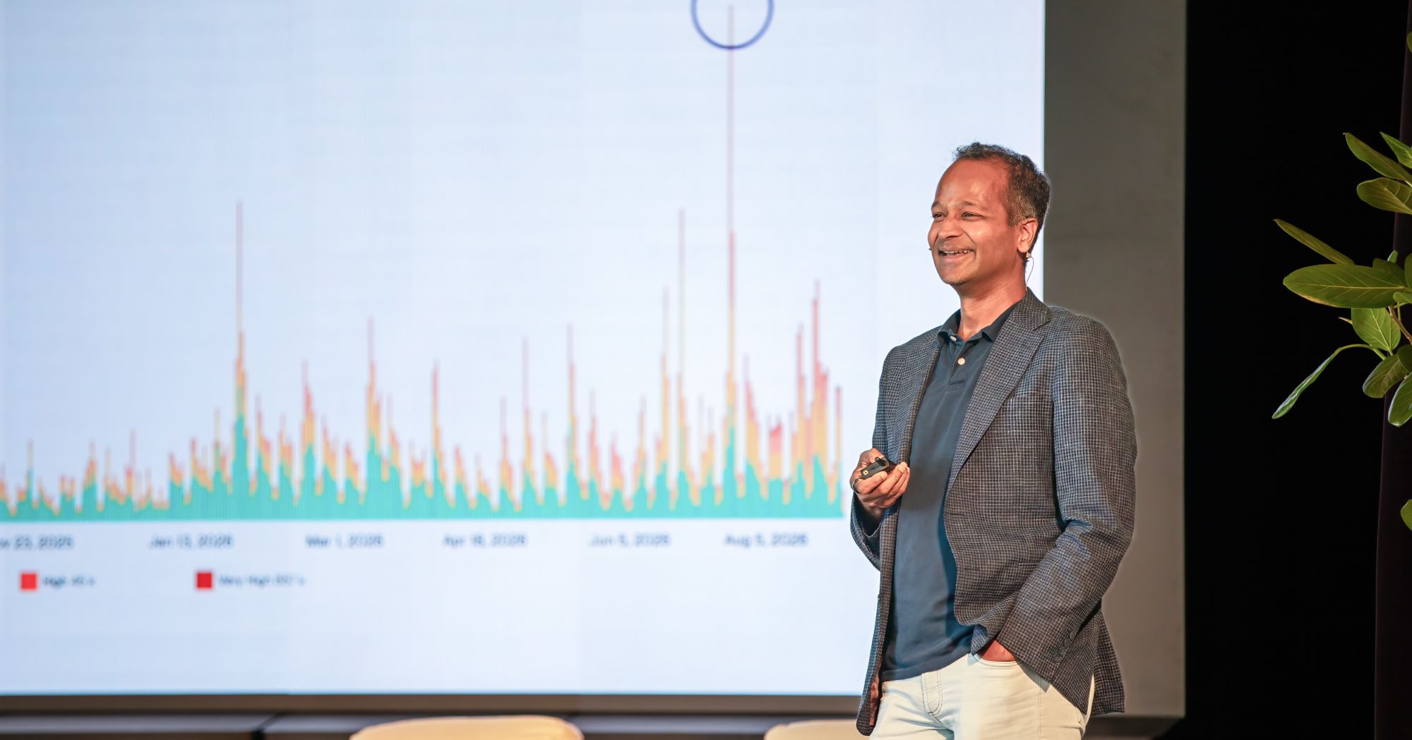 Soups Ranjan on stage at SardineCon SF 2026