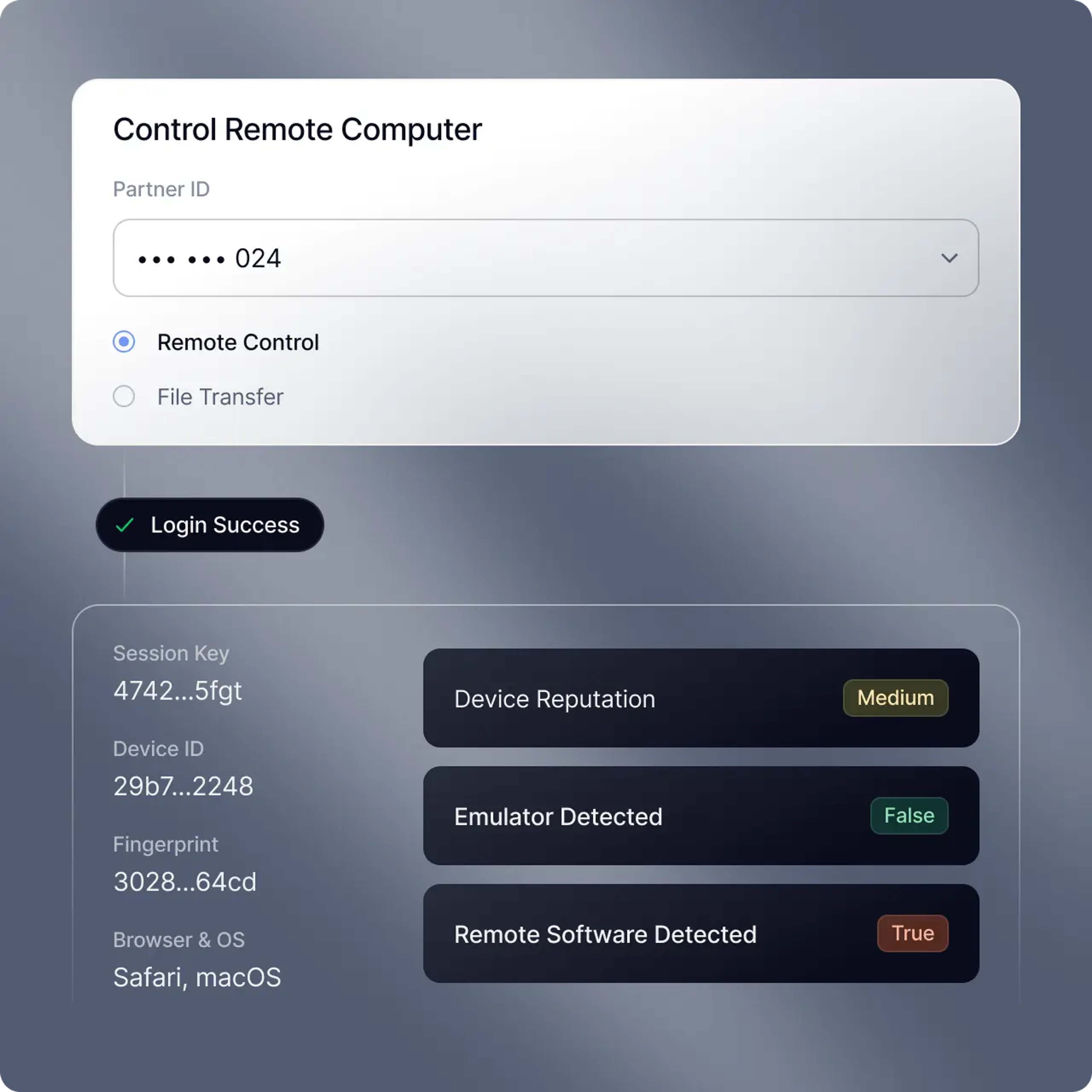 Detect remote access
