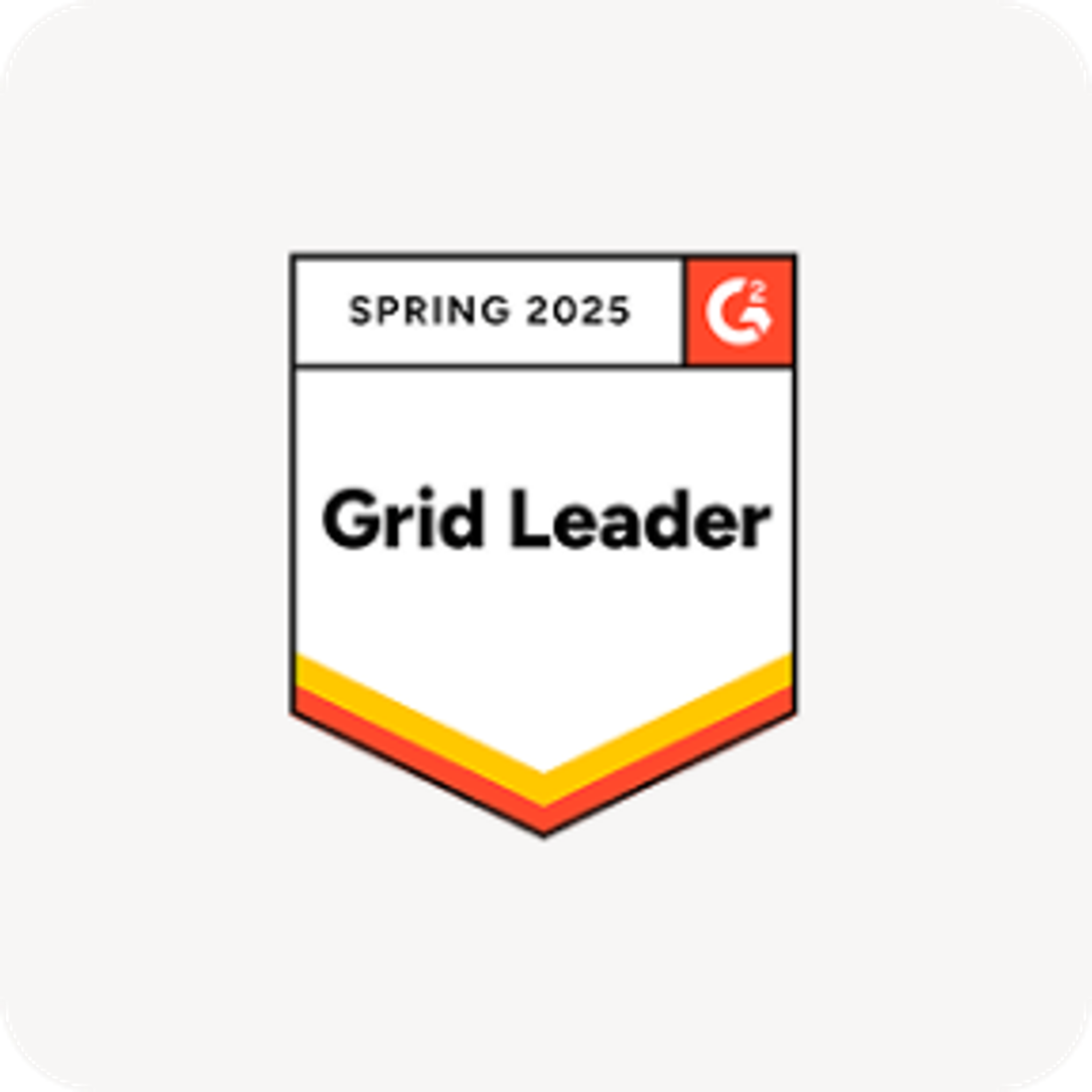 G2 Spring 2025 Grid Leader badge.