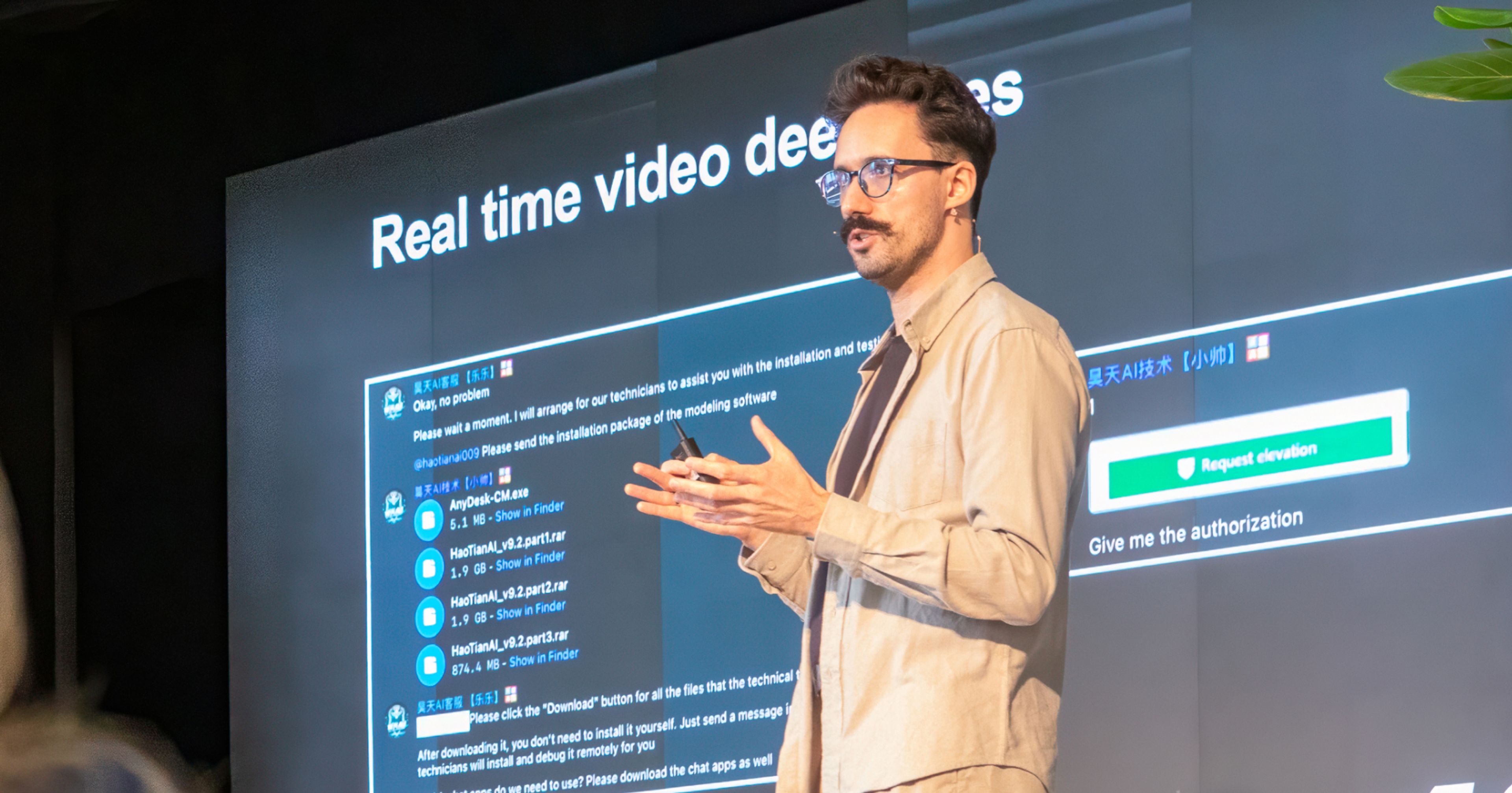 Joseph Cox on stage at SardineCon SF 2026