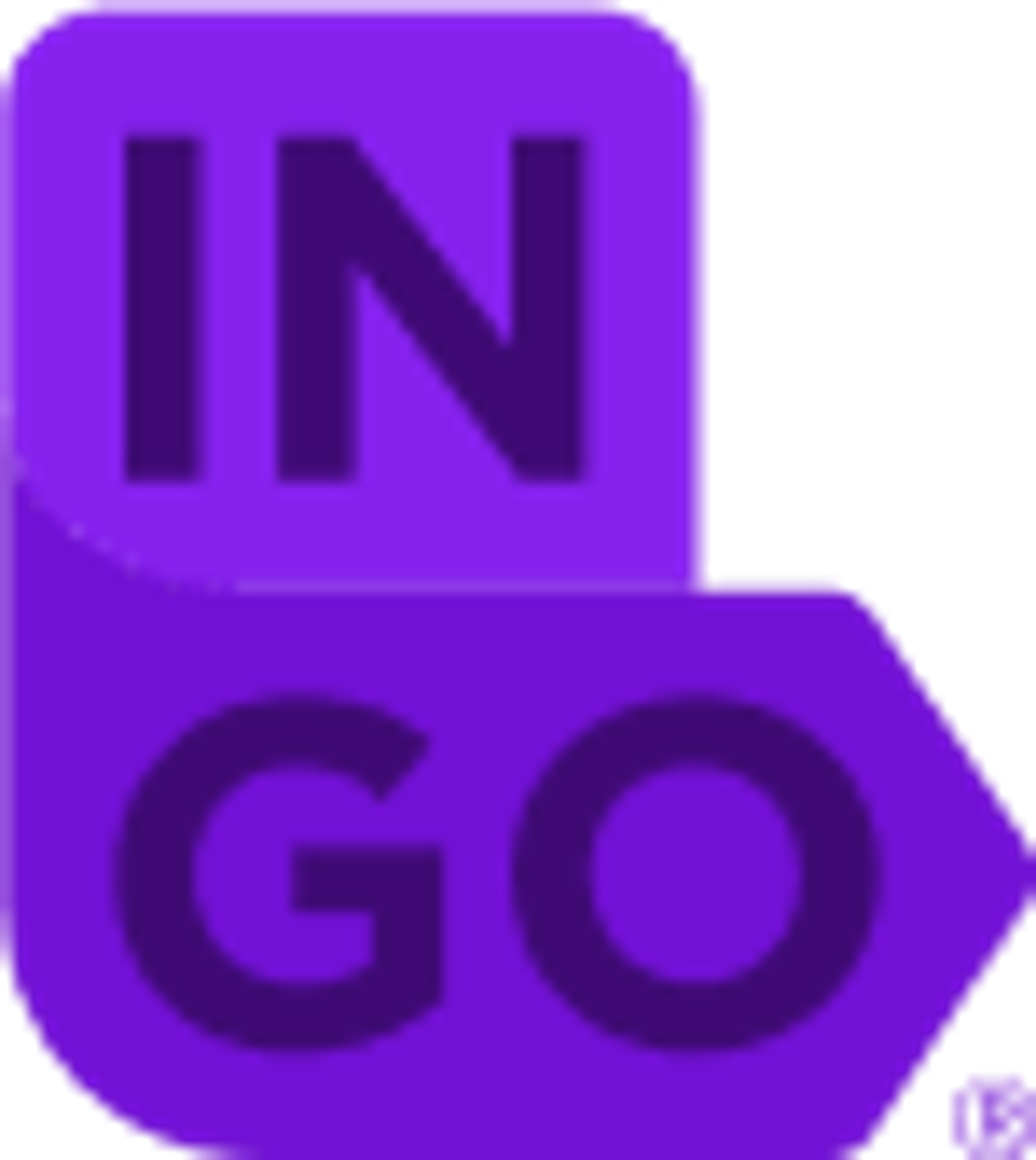 Purple INGO logo.
