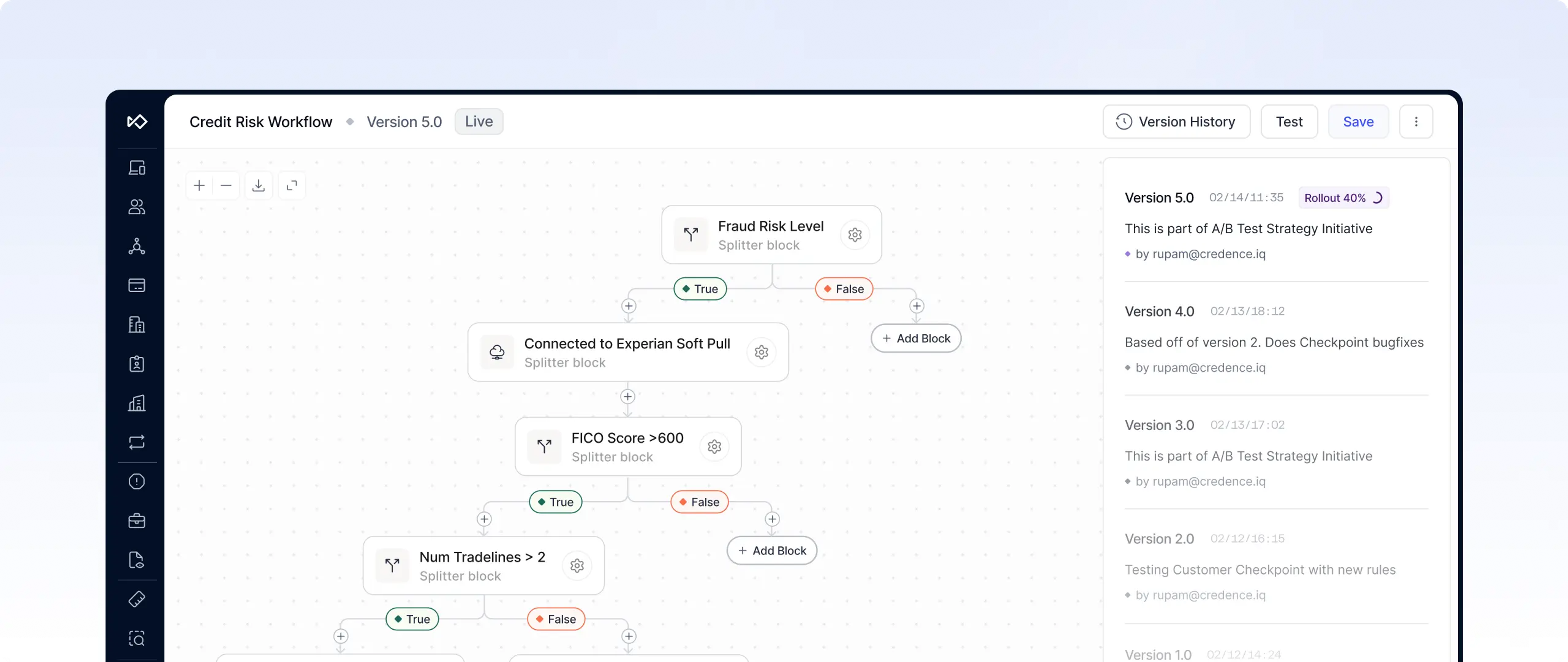 Design risk workflows background