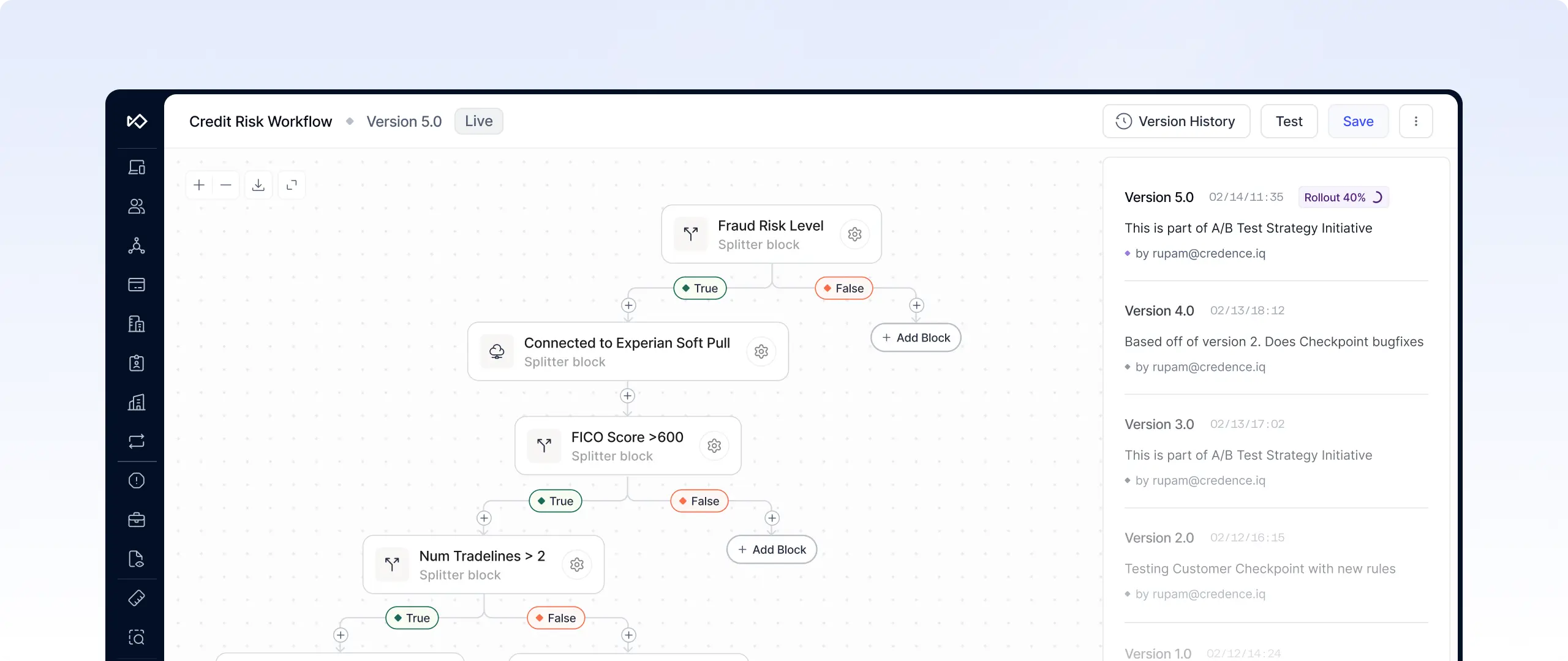 Design risk workflows background