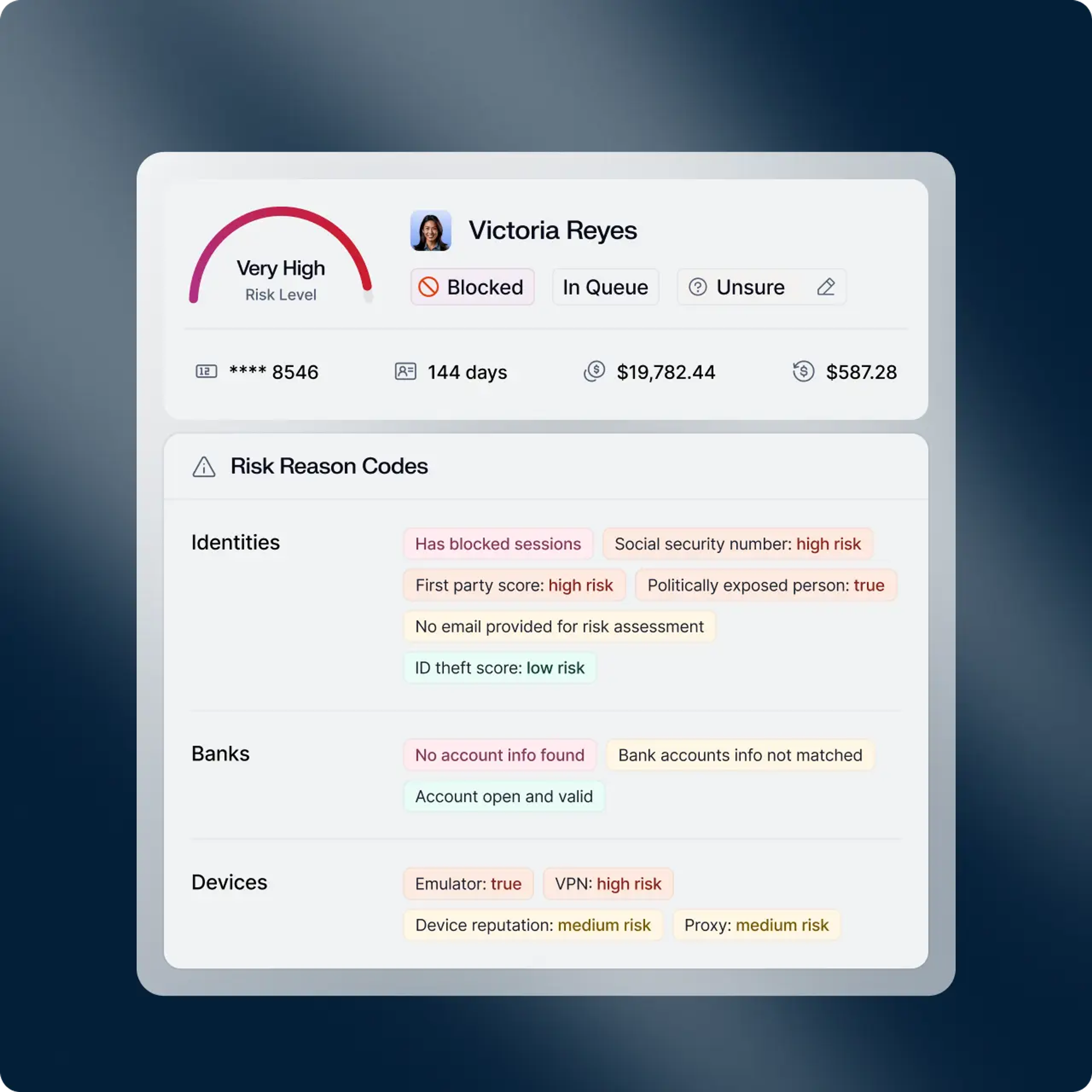 Make sanctions decisions with full AML context
