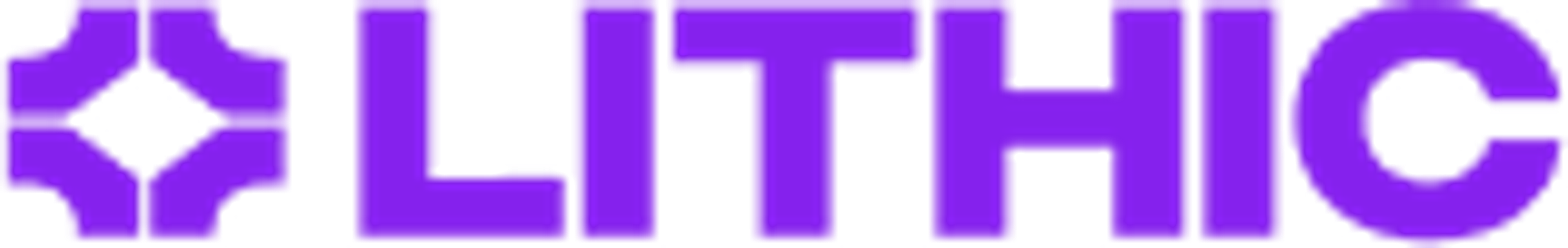 Purple Lithic logo.
