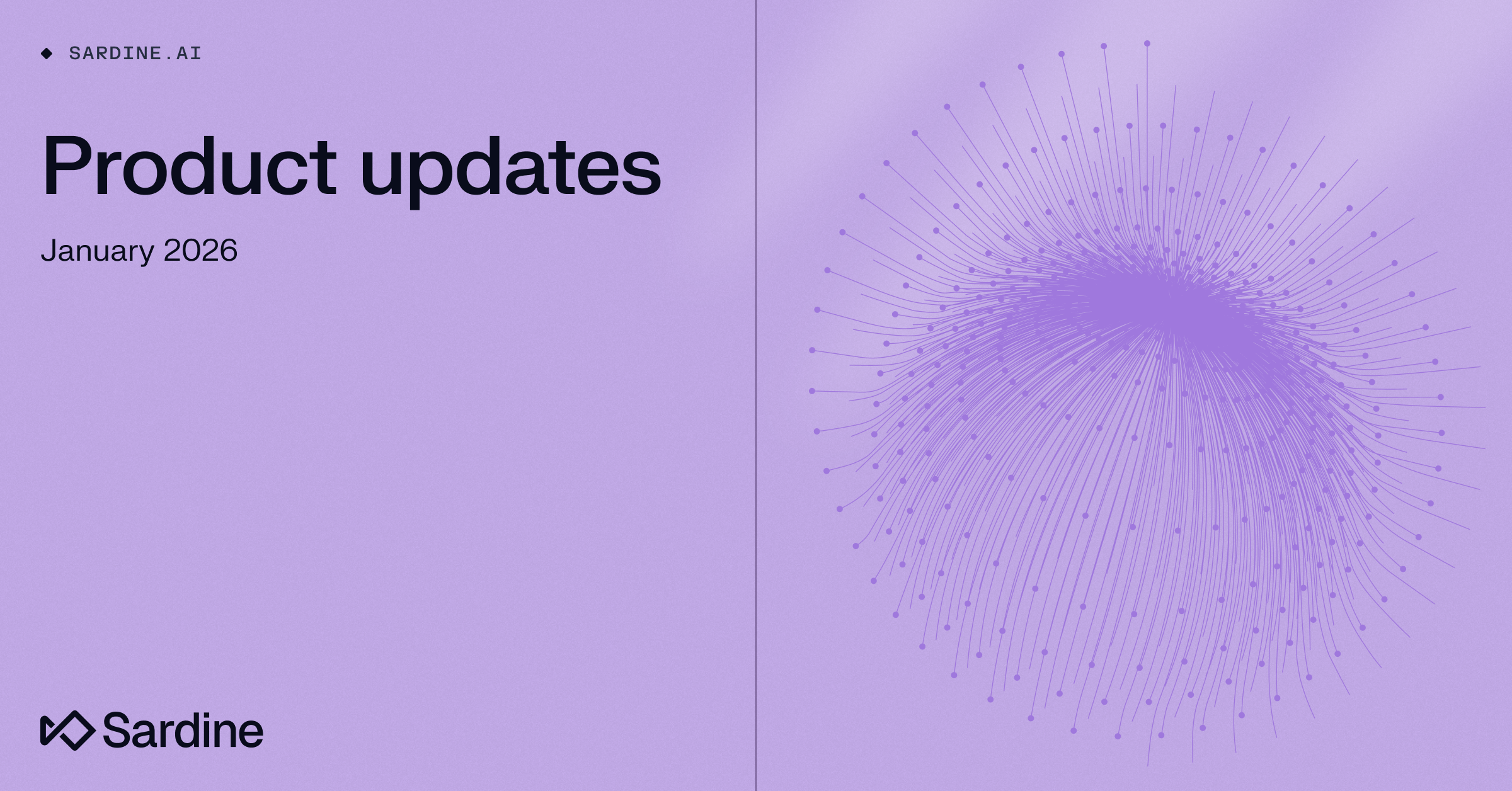 Sardine Product Updates: January 2026