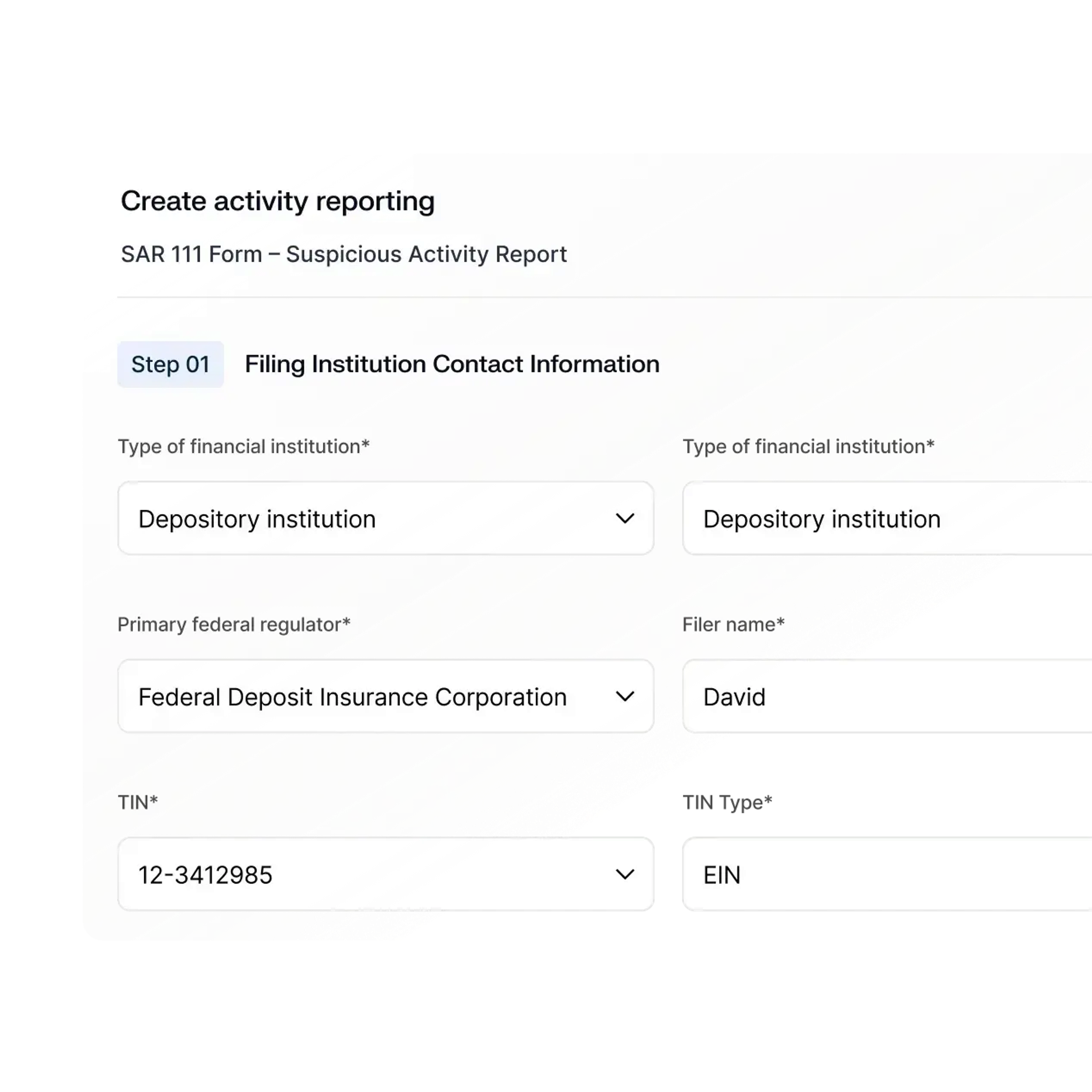 Integrated SAR workflows and reporting