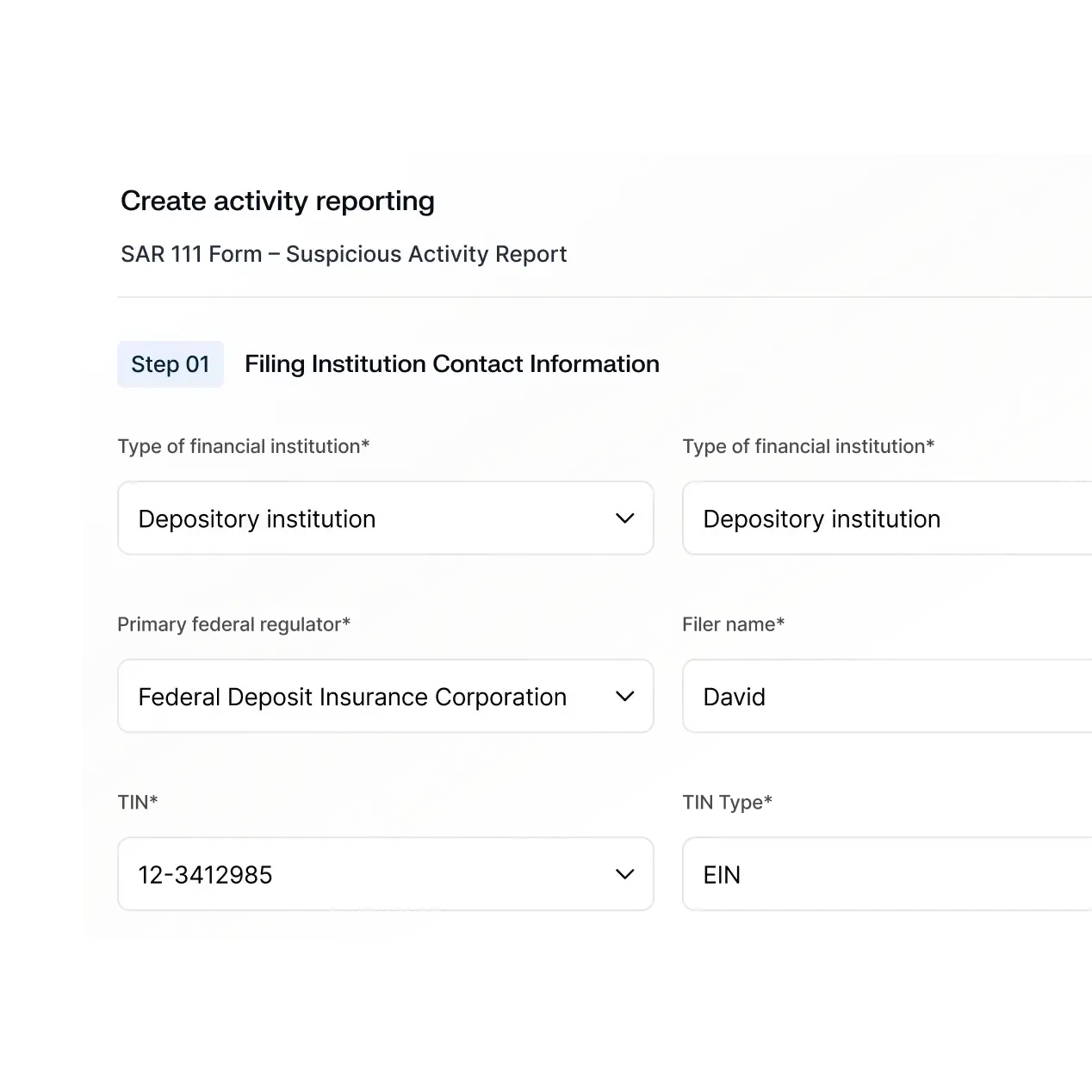Integrated SAR workflows and reporting