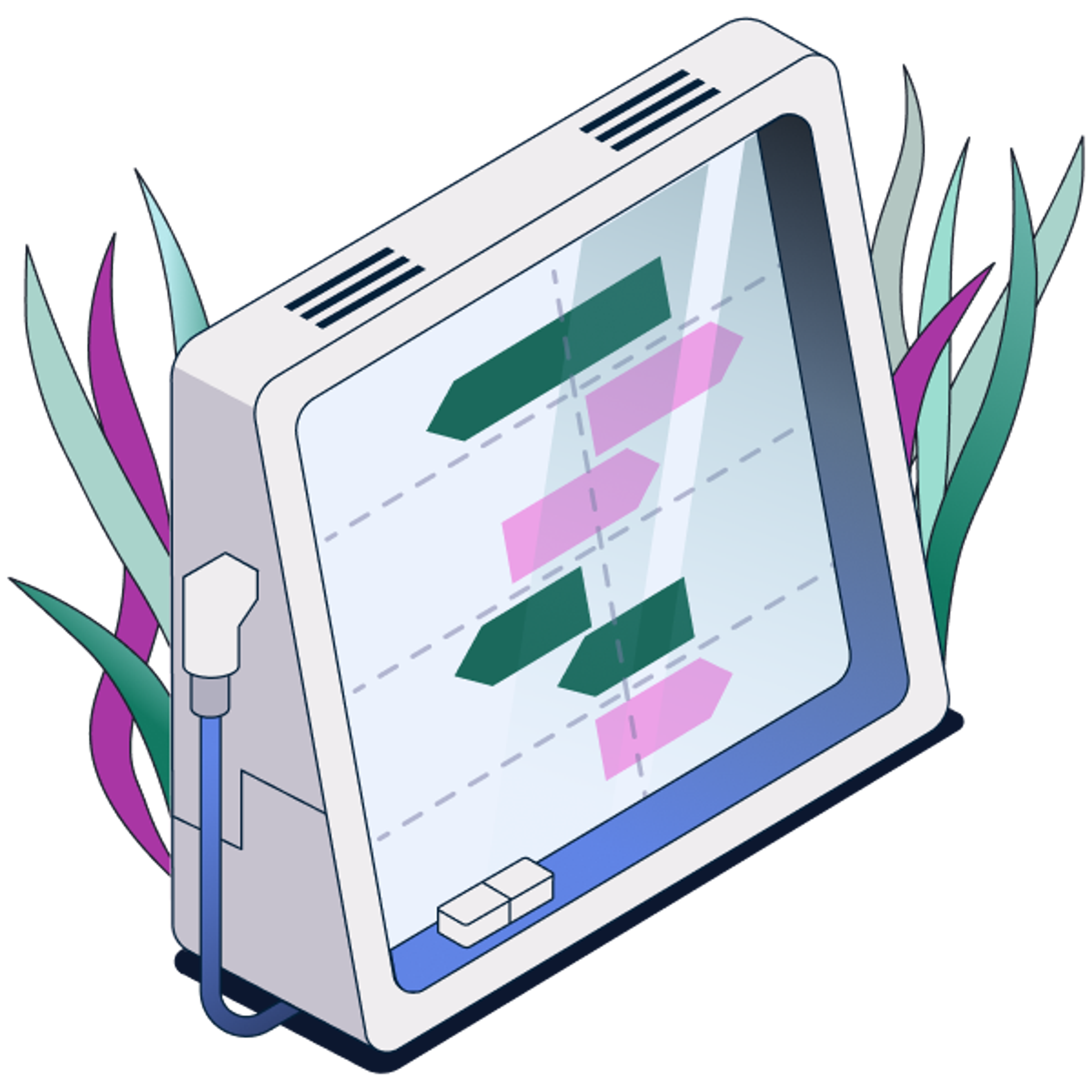 Verification screen illustration