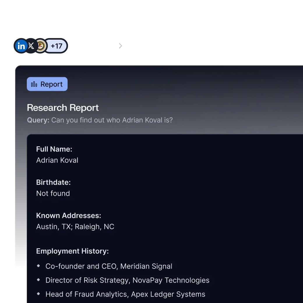 Automate OSINT and entity research