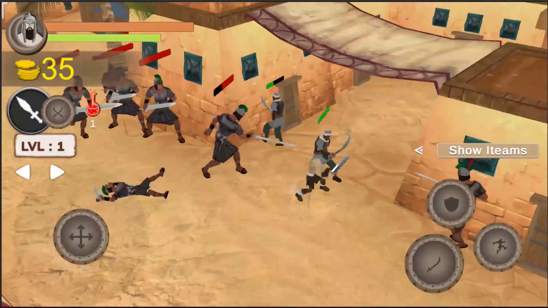 in game combat