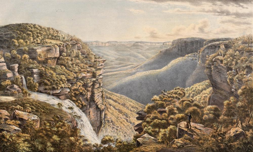 Weatherboard Creek Falls, 1866 - Eugene von Guerard