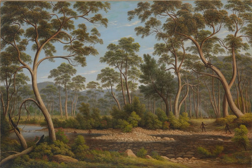 The River Nile, Van Diemen's Land, from Mr Glover's farm, 1837 - John Glover 