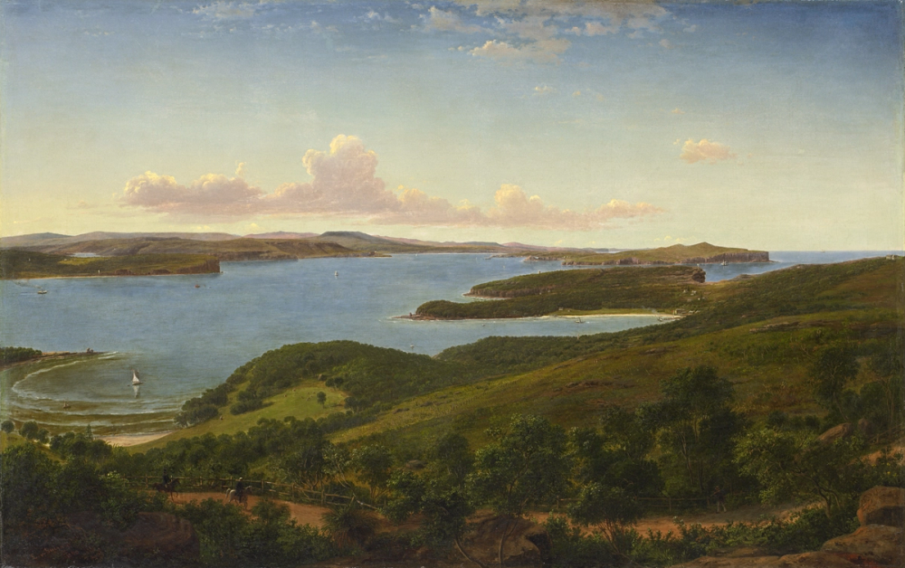 Sydney Heads, New South Wales, 1865 - Eugene von Guerard 