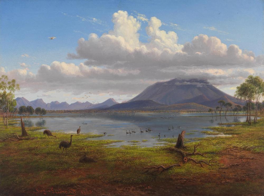 Mount William and part of the Grampians in West Victoria, 1865 - Eugene von Guerard